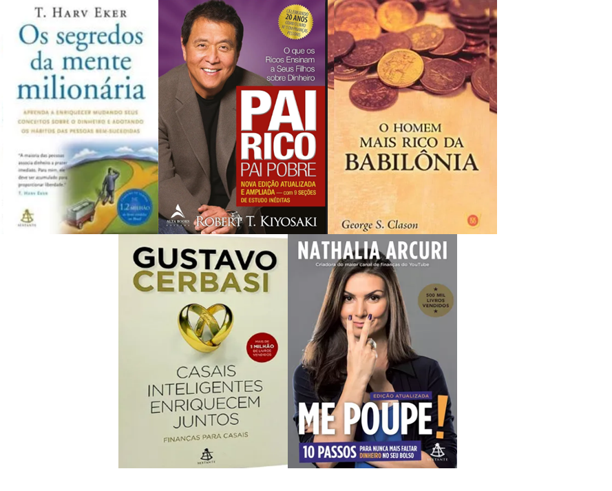 livros de fácil leitura para melhorar sua vida financeira.