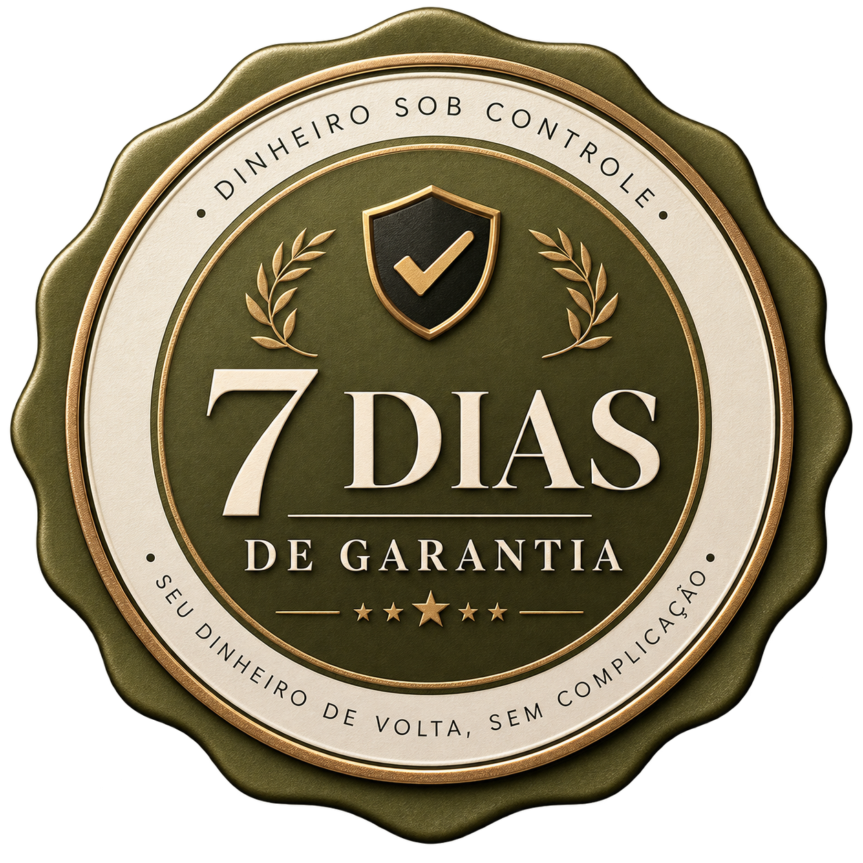 Selo de garantia de 7 dias