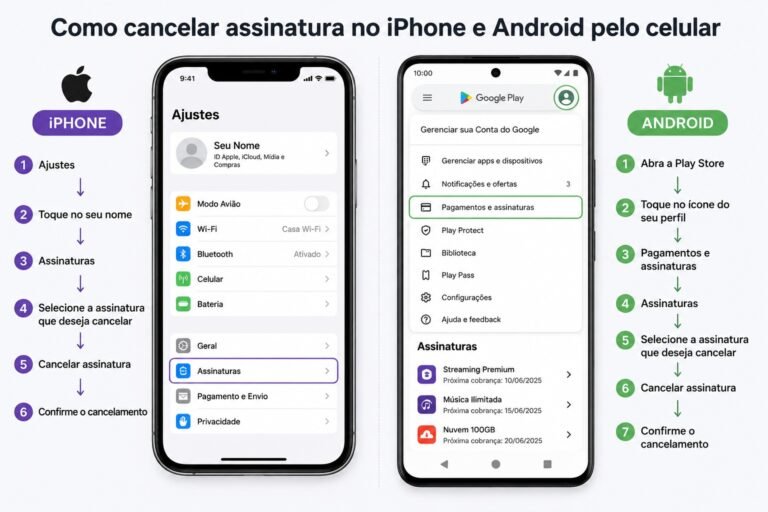 Como cancelar assinatura no iPhone e Android pelo celular