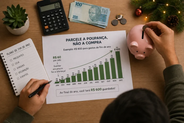 gastos de fim de ano - parcele a poupança em vez da compra