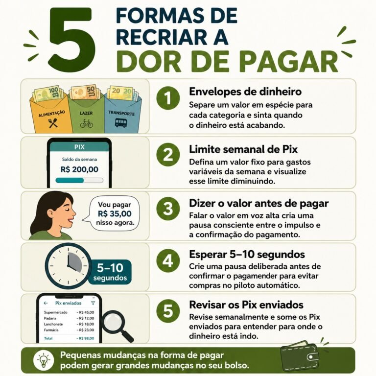 Cinco formas de recriar a dor de pagar e controlar os gastos com Pix