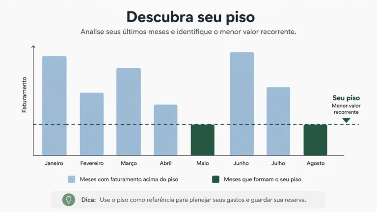 como calcular o piso da renda variável