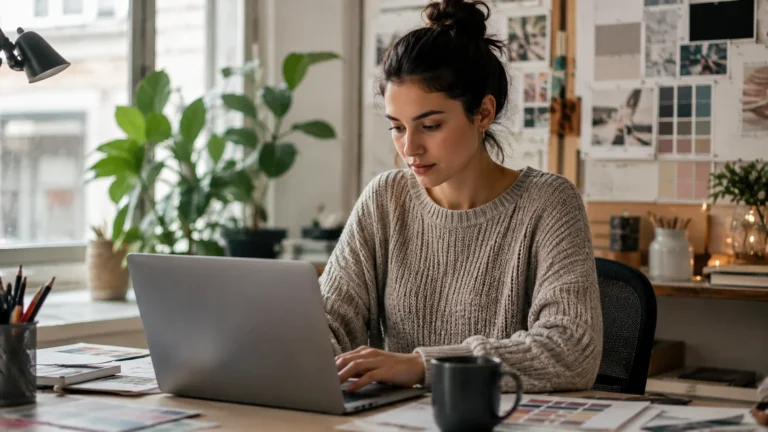 Exemplo prático — Marina, designer freelancer